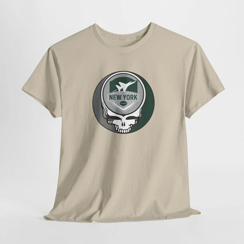 Grateful Dead - New York Jets Stealie Unisex T-Shirt - NFL - StealieShop